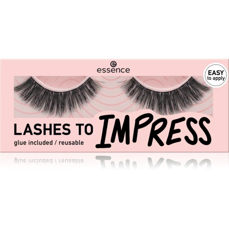 essence LASHES TO IMPRESS umetne trepalnice za volumen in zgostitev trepalnic 09 Big Lash Crush 1 par