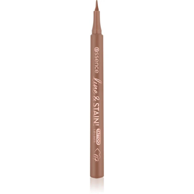 essence line & STAIN! TATTOO flomaster za ustnice za konture za dolgoobstojen učinek odtenek 07 Trufflemaker 1.1 ml