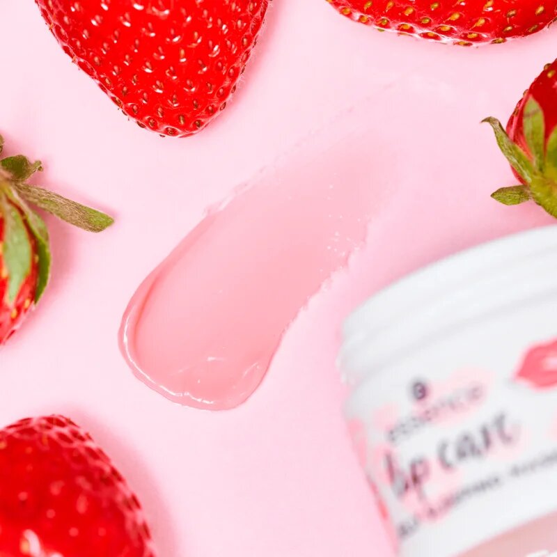essence lip care vlažilna maska za ustnice za noč 02 Strawberry Milkshake 8 g