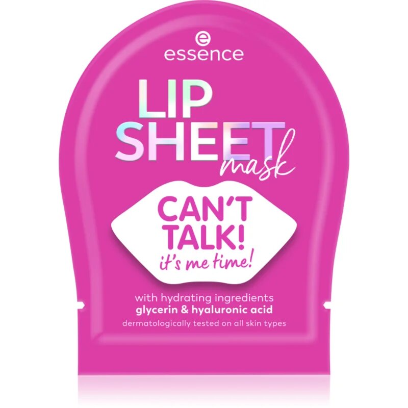 essence LIP SHEET maska iz platna za ustnice 01 CAN`T TALK! 1 kos