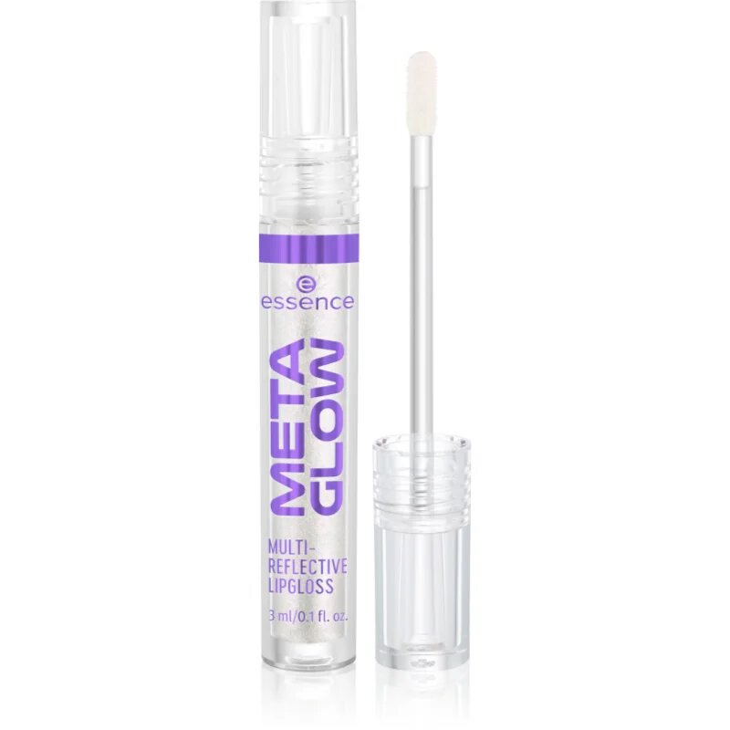 essence META GLOW MULTI-REFLECTIVE sijaj za ustnice s holografskim učinkom odtenek 01 Cyber Space 3 ml
