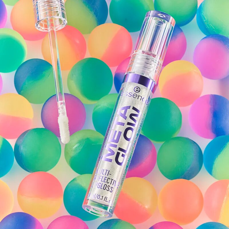 essence META GLOW MULTI-REFLECTIVE sijaj za ustnice s holografskim učinkom odtenek 01 Cyber Space 3 ml