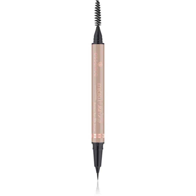 essence Microblading svinčnik za obrvi s čopičem odtenek Sofr Blonde 0.6 ml