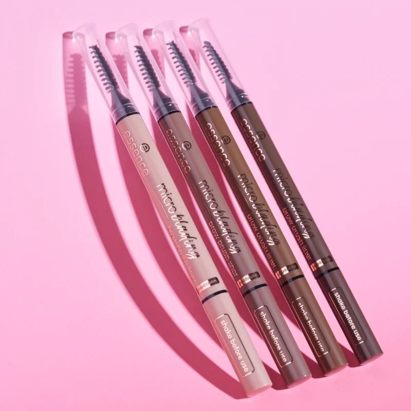 essence Microblading svinčnik za obrvi s čopičem odtenek Sofr Blonde 0.6 ml
