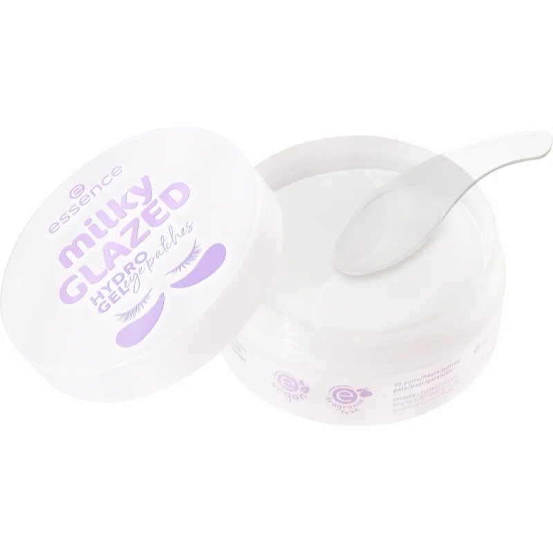 essence milky GLAZED hidrogel blazinice za predel okoli oči 60 kos