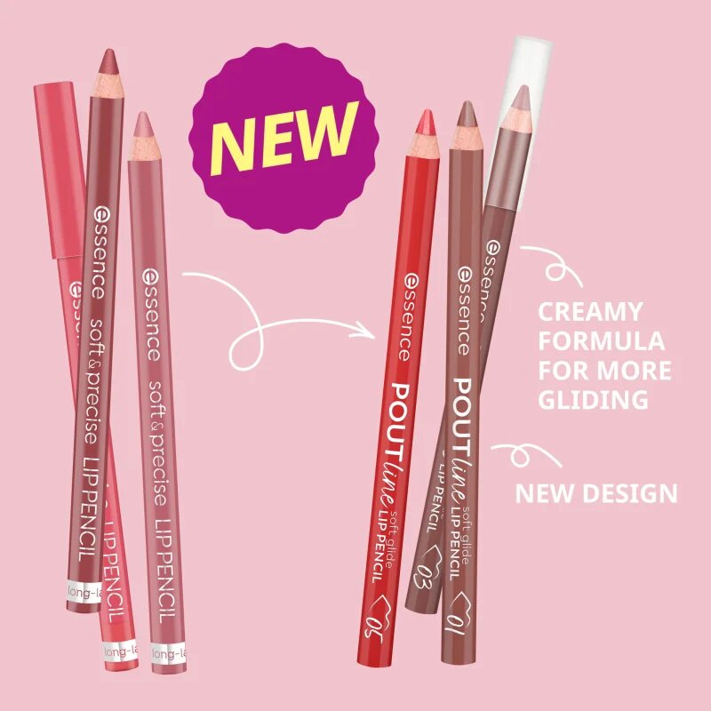 essence POUTline soft glide svinčnik za ustnice odtenek 03 Bare Affair 0.62 g