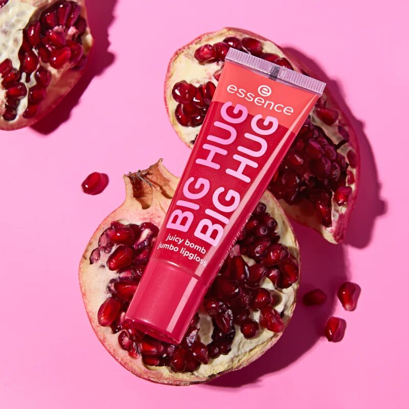 essence Say It With Juicy Big Hug sijaj za ustnice odtenek 01 Poppin' Pomegranate 30 ml