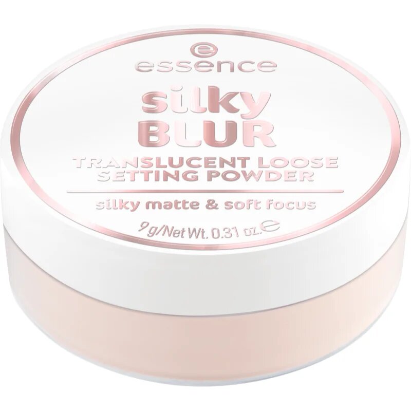 essence silky BLUR fiksacijski puder v prahu za mat videz odtenek 10 9 g