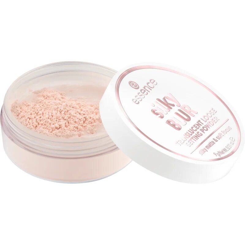 essence silky BLUR fiksacijski puder v prahu za mat videz odtenek 10 9 g