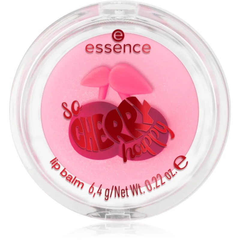 essence SO CHERRY happy balzam za ustnice odtenek 01 Cheeky Cherry 6.4 g