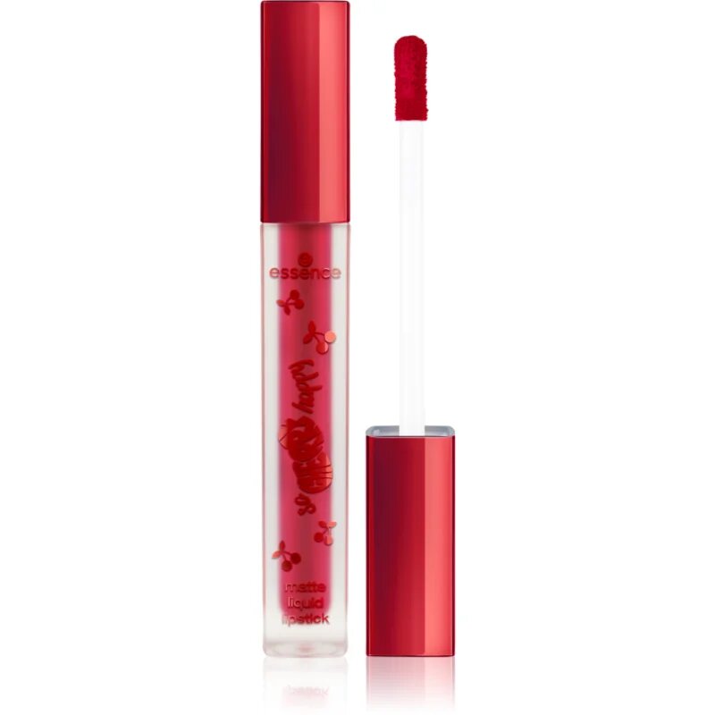 essence SO CHERRY happy mat tekoča šminka odtenek 01 Cherry Kisses 4 ml