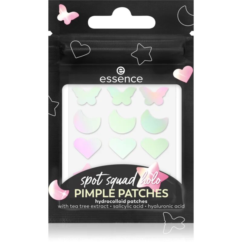 essence Spot Squad Holo Pimple Patches obliži za problematično kožo 24 kos