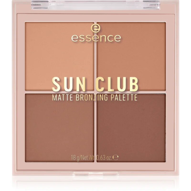 essence Sun Club bronz paleta z mat učinkom Better Than Vacation Tan 18 g