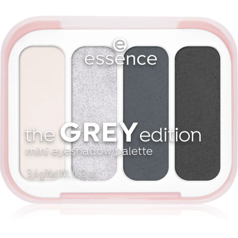 essence The Grey Edition paleta senčil za oči mini 3.6 g