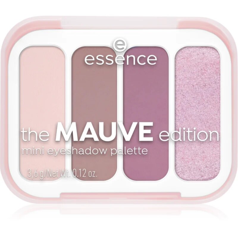 essence The Mauve Edition paleta senčil za oči mini 3.6 g