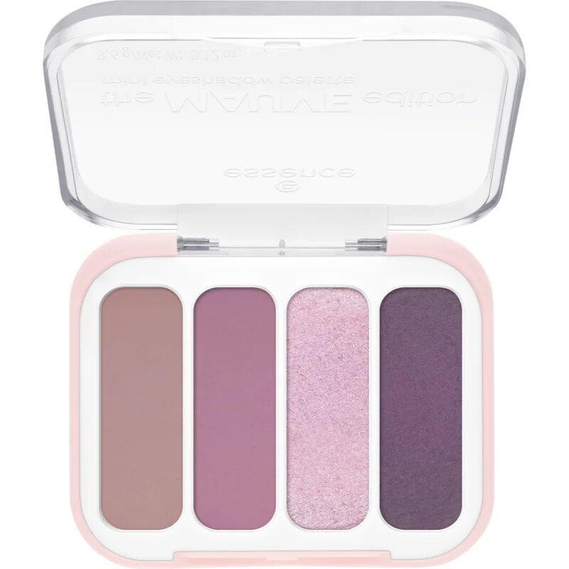 essence The Mauve Edition paleta senčil za oči mini 3.6 g