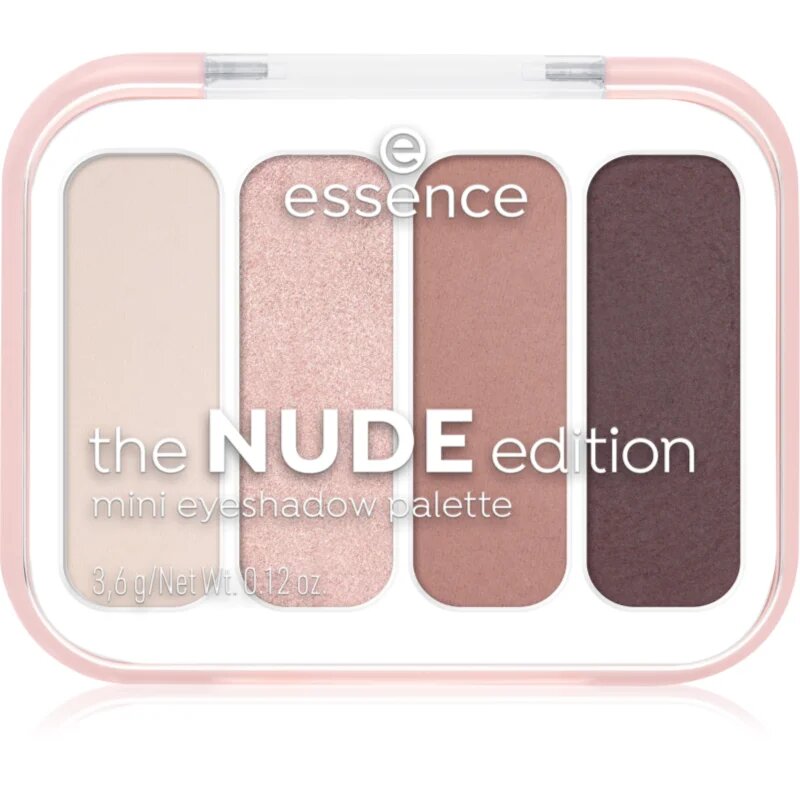 essence The Nude Edition paleta senčil za oči mini 3.6 g