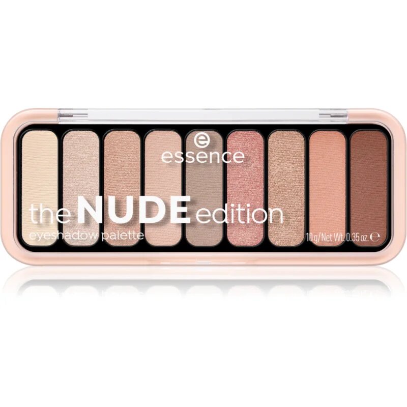 essence The Nude Edition paleta senčil za oči odtenek 10 Pretty in Nude 10 g