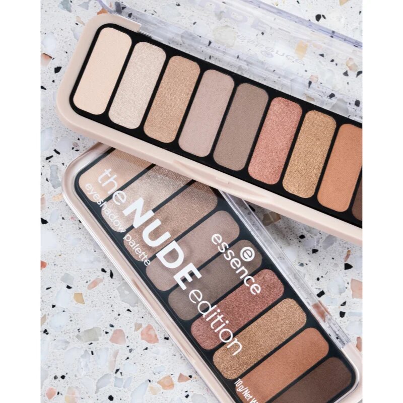 essence The Nude Edition paleta senčil za oči odtenek 10 Pretty in Nude 10 g