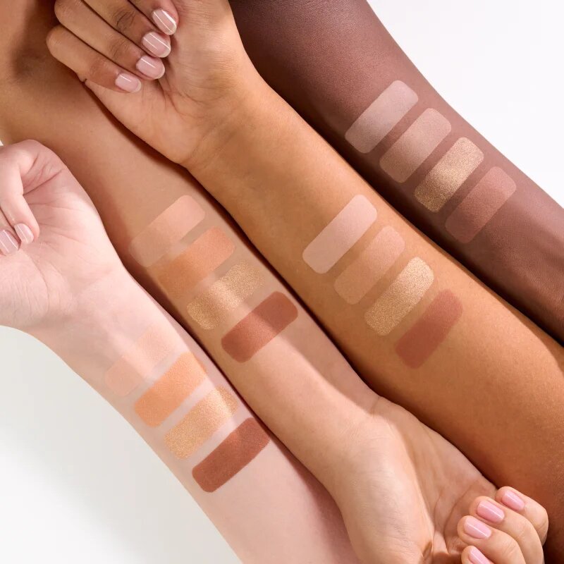 essence The Peach Edition paleta senčil za oči mini 3.6 g