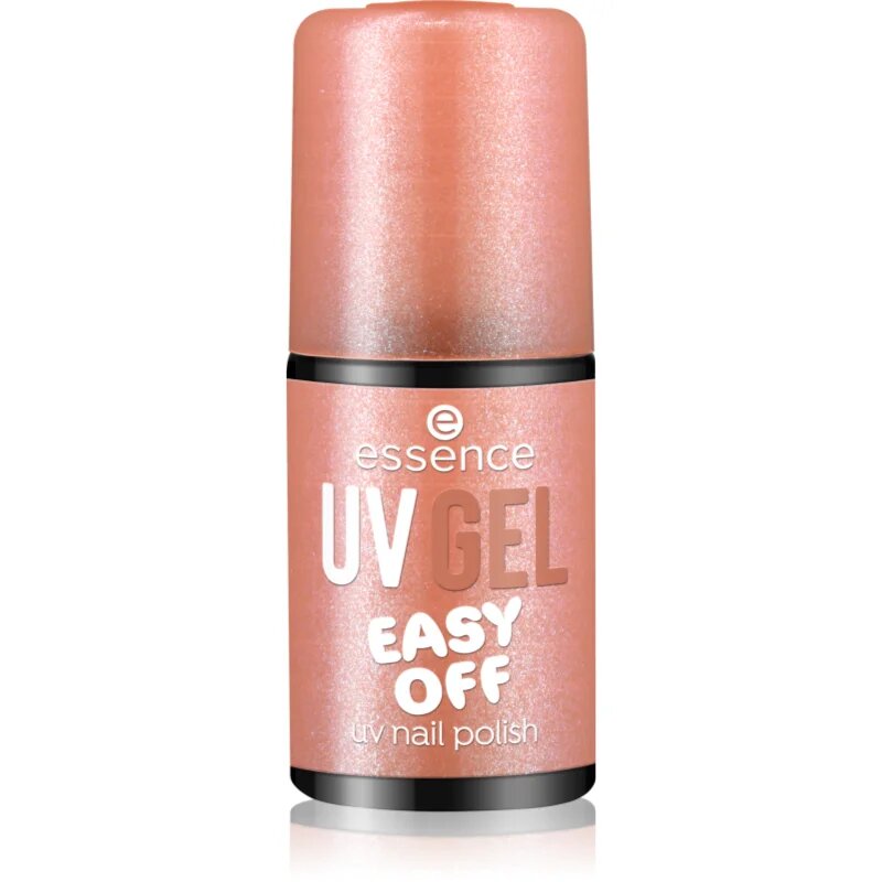 essence UV GEL EASY OFF gel lak za nohte z uporabo UV/LED lučke odtenek 102 - sparkling seashell 5 ml