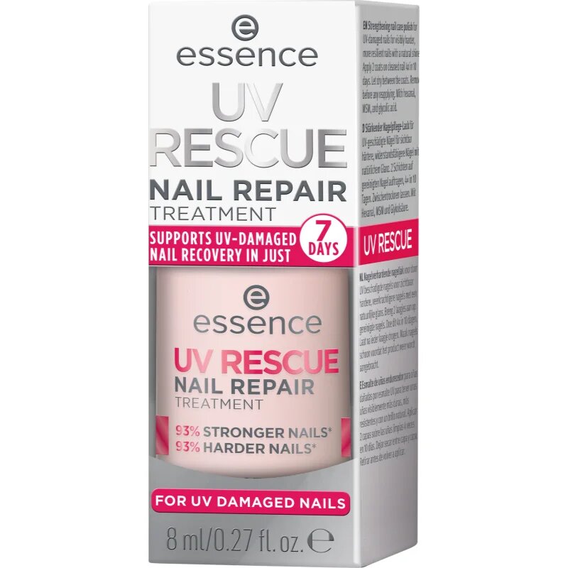 essence UV RESCUE negovalni lak za nohte odtenek 01 8 ml