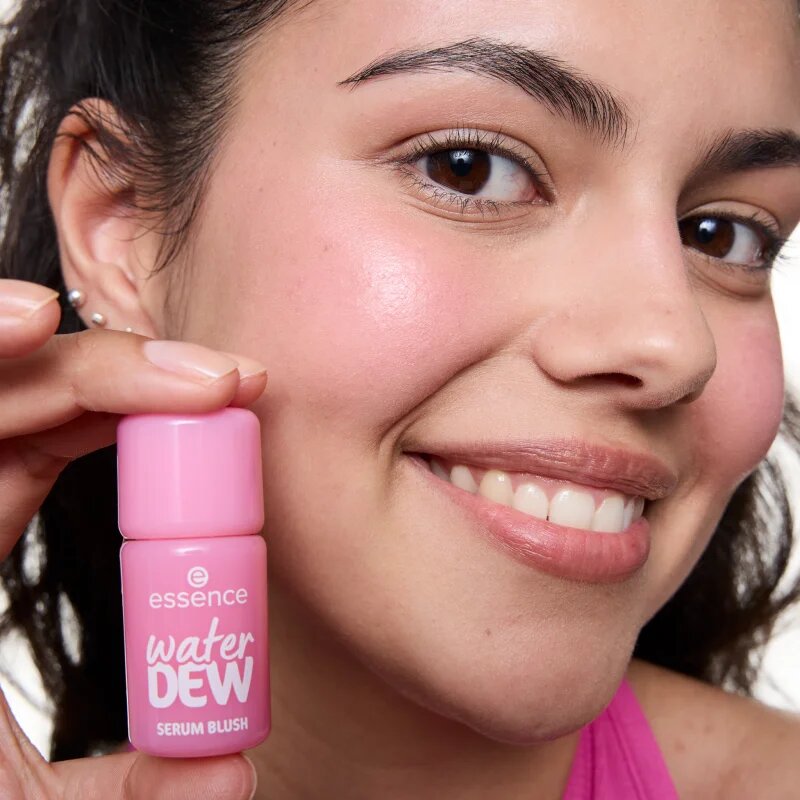 essence water DEW SERUM BLUSH tekoče rdečilo s posvetlitvenim učinkom odtenek 10 Pinky Bloom 3.5 ml