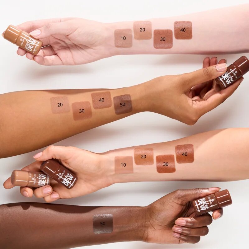 essence water DEW SERUM BRONZER tekoči bronzer s posvetlitvenim učinkom odtenek 20 Honey Tan 3.5 ml