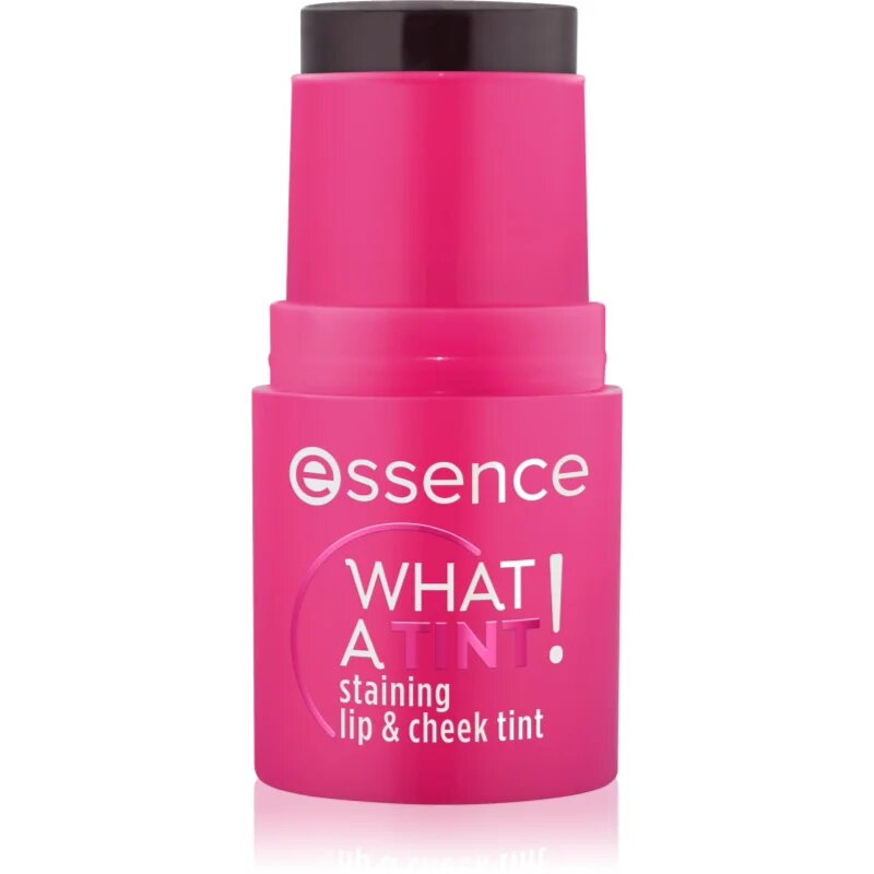essence WHAT A TINT! večnamensko ličilo za ustnice in lica odtenek 10 Raspberry Vibes 5 g