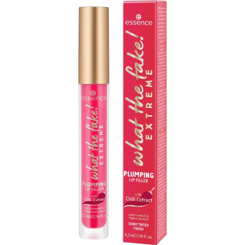 essence WHAT THE FAKE! sijaj za ustnice z učinkom povečanja 42 ml