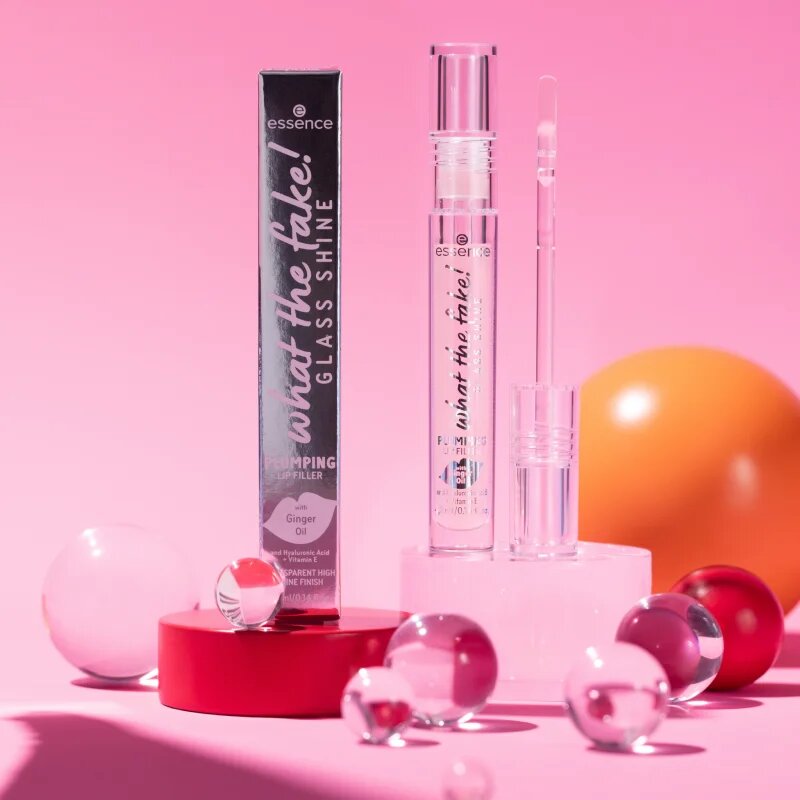 essence WHAT THE FAKE! transparenten sijaj za ustnice odtenek Oh So Glassy! 4.2 ml