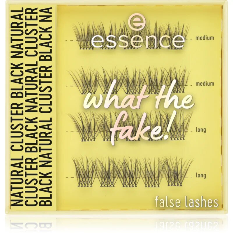 essence WHAT THE FAKE! umetne trepalnice 06 Natural Cluster Block 1 kos