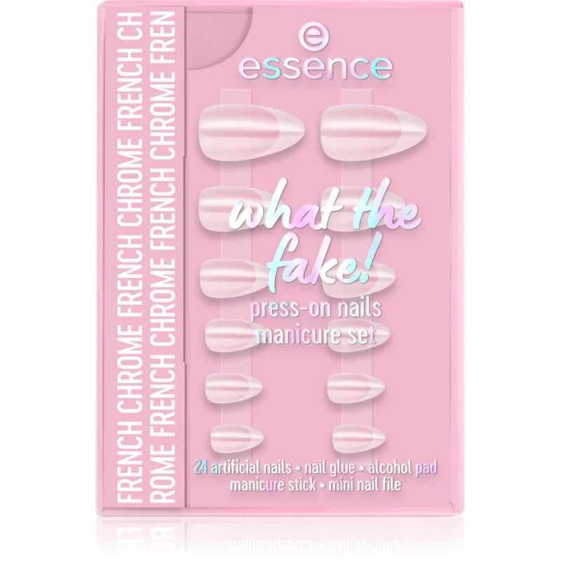 essence WHAT THE FAKE! umetni nohti 05 FRENCH CHROME