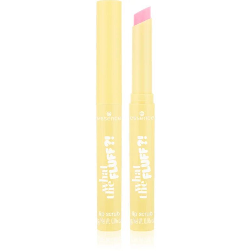 essence WHAT THE FLUFF?! piling za ustnice odtenek 01 Sugar Dreams 1.8 g