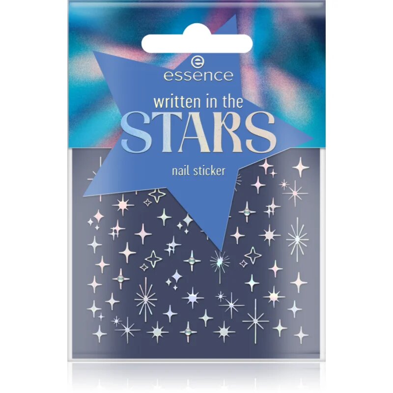 essence written in the STARS nalepke za nohte 58 kos