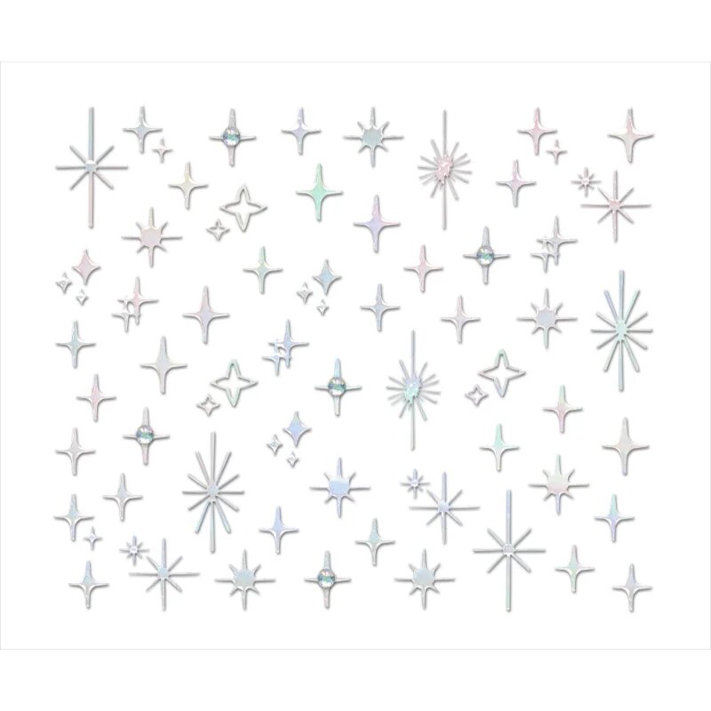 essence written in the STARS nalepke za nohte 58 kos