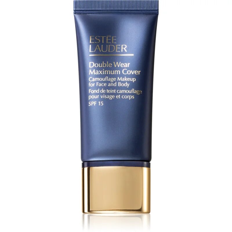Estée Lauder Double Wear Maximum Cover Camouflage Makeup for Face and Body SPF 15 prekrivni tekoči puder za obraz in telo odtenek 4W1 Honey Bronze 30
