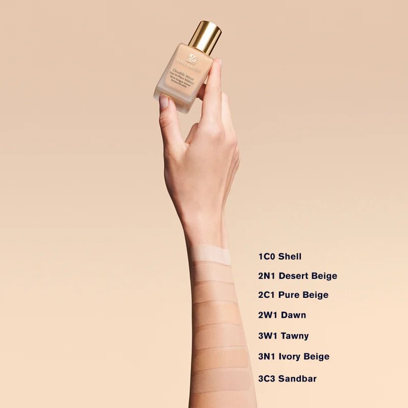 Estée Lauder Double Wear Stay-in-Place Mini dolgoobstojen tekoči puder SPF 10 odtenek 2N1 Desert Beige 15 ml