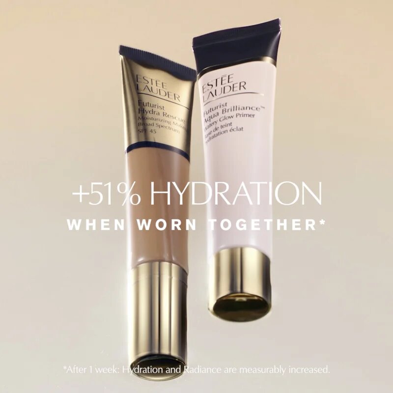 Estée Lauder Futurist Aqua Brilliance™ Watery Glow Primer posvetlitvena podlaga z vlažilnim učinkom 40 ml