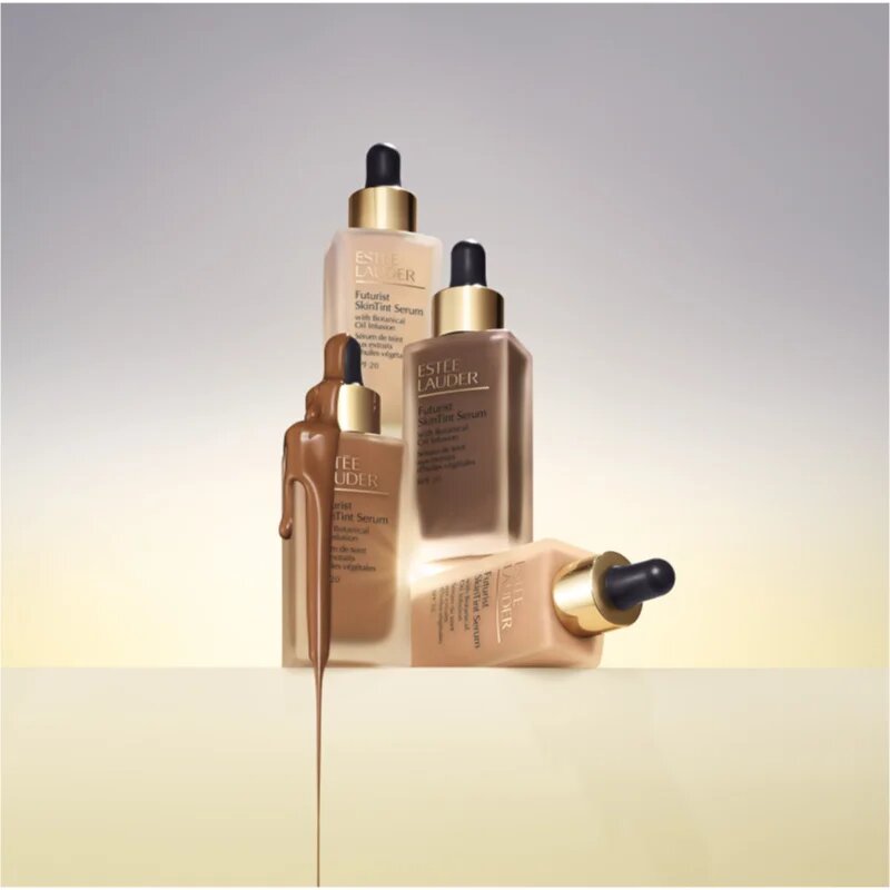 Estée Lauder Futurist SkinTint Serum Foundation With Botanical Oil Infusion SPF 20 negovalni tekoči puder SPF 20 odtenek 3N2 Wheat 30 ml
