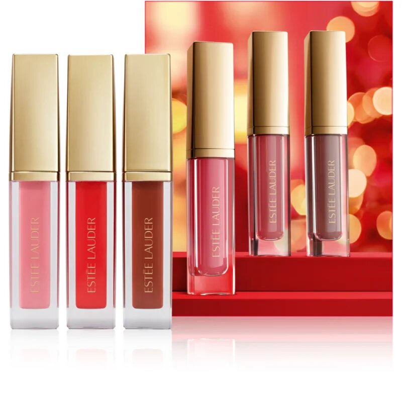 Estée Lauder Holiday Suite Kisses Glossy Pout Mini Lip Oil Trio darilni set