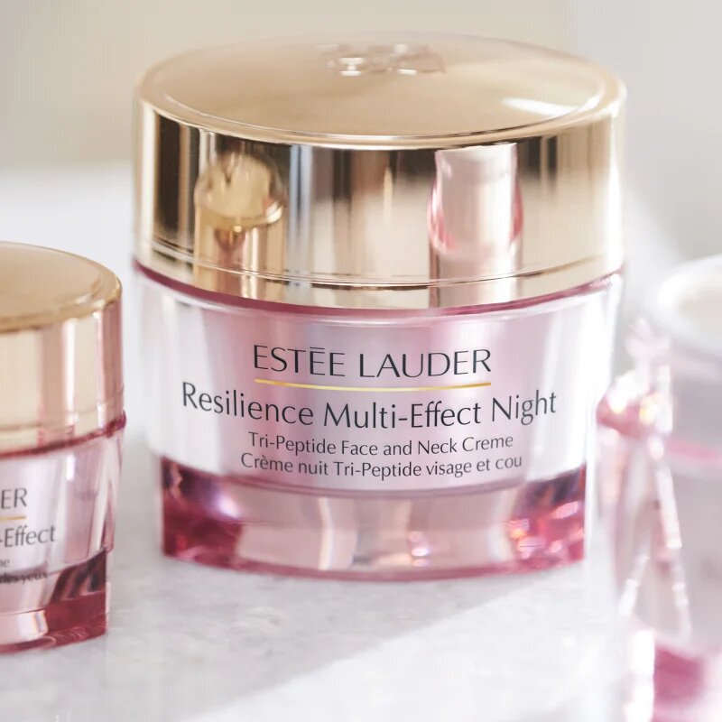 Estée Lauder Resilience Multi-Effect Night Tri-Peptide Face and Neck Creme nočna lifting krema za učvrstitev kože za obraz in vrat 50 ml