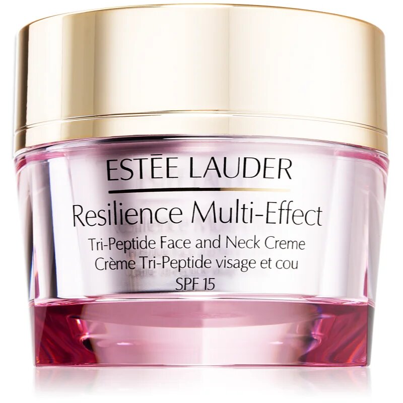 Estée Lauder Resilience Multi-Effect Tri-Peptide Face and Neck Creme SPF 15 intenzivno hranilna krema za normalno do mešano kožo SPF 15 50 ml