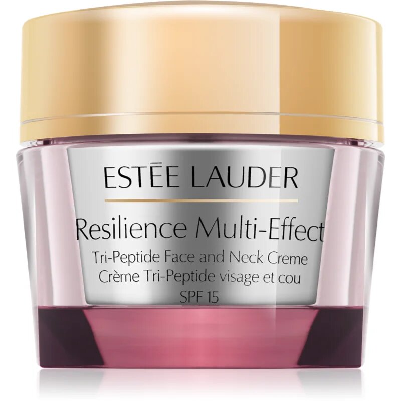 Estée Lauder Resilience Multi-Effect Tri-Peptide Face and Neck Creme SPF 15 intenzivno hranilna krema za suho kožo SPF 15 50 ml