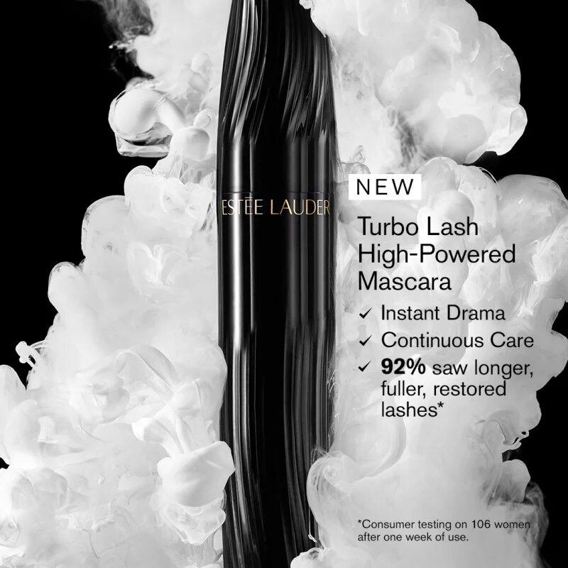 Estée Lauder Turbo Lash Mascara maskara za volumen privihanje in ločevanje trepalnic odtenek Black 8 ml