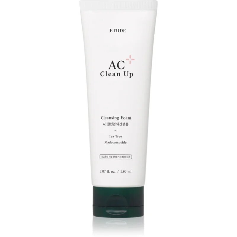 ETUDE AC Clean Up Cleansing Foam čistilna pena za problematično kožo akne 150 ml