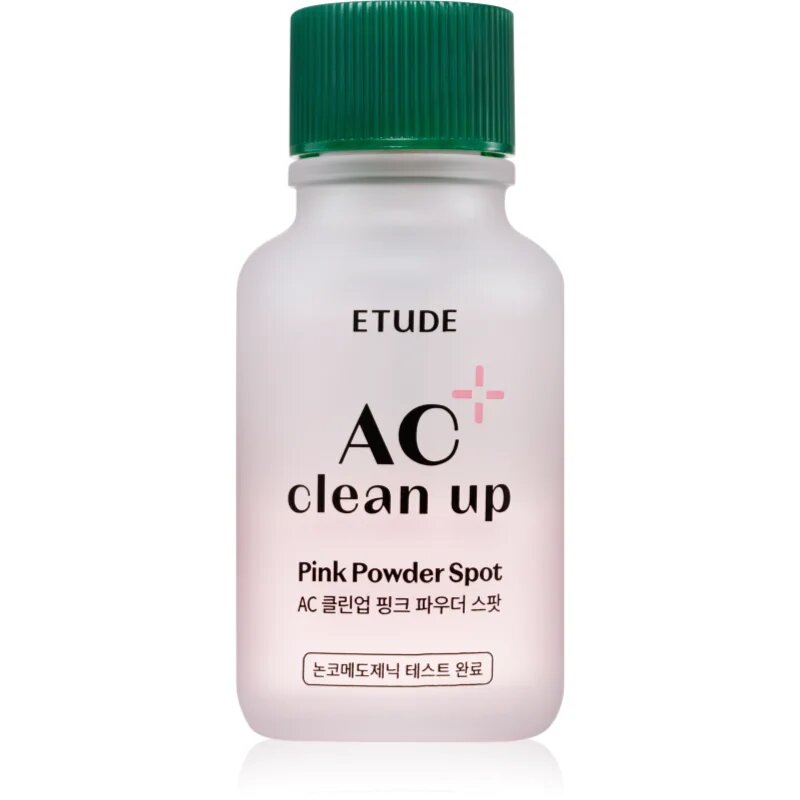ETUDE AC Clean Up Pink Powder Spot lokalna nega proti aknam s pomirjajočim učinkom 15 ml
