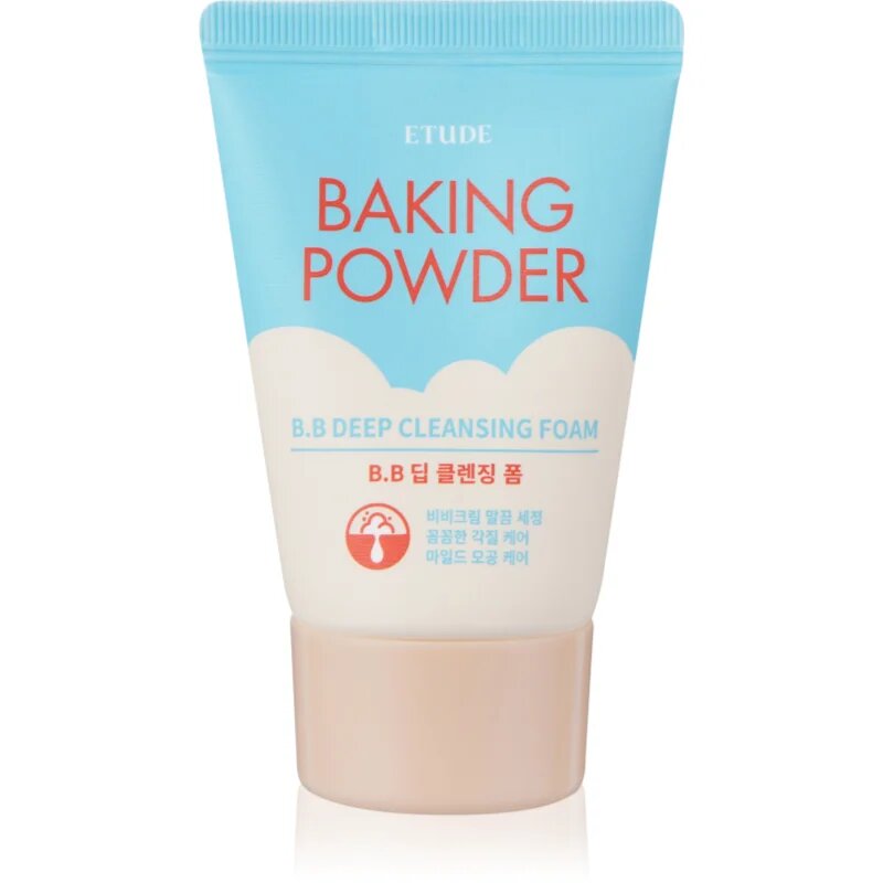 ETUDE Baking Powder globinsko čistilna kremasta pena s piling učinkom 30 g