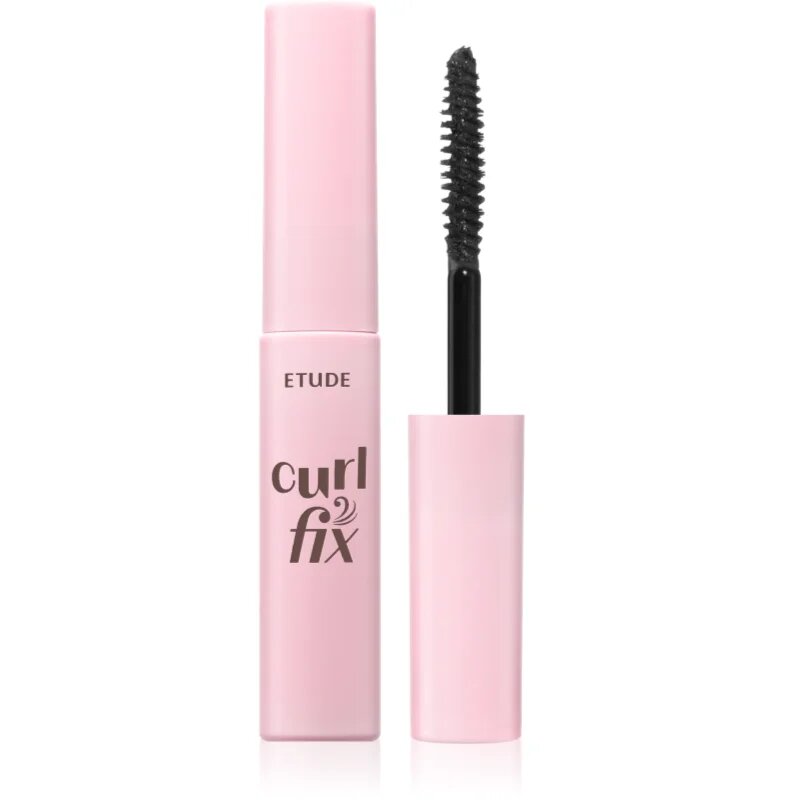 ETUDE Curl Fix Mascara Mini vodoodporna maskara za volumen in vihanje trepalnic odtenek 02 Brown 4 g