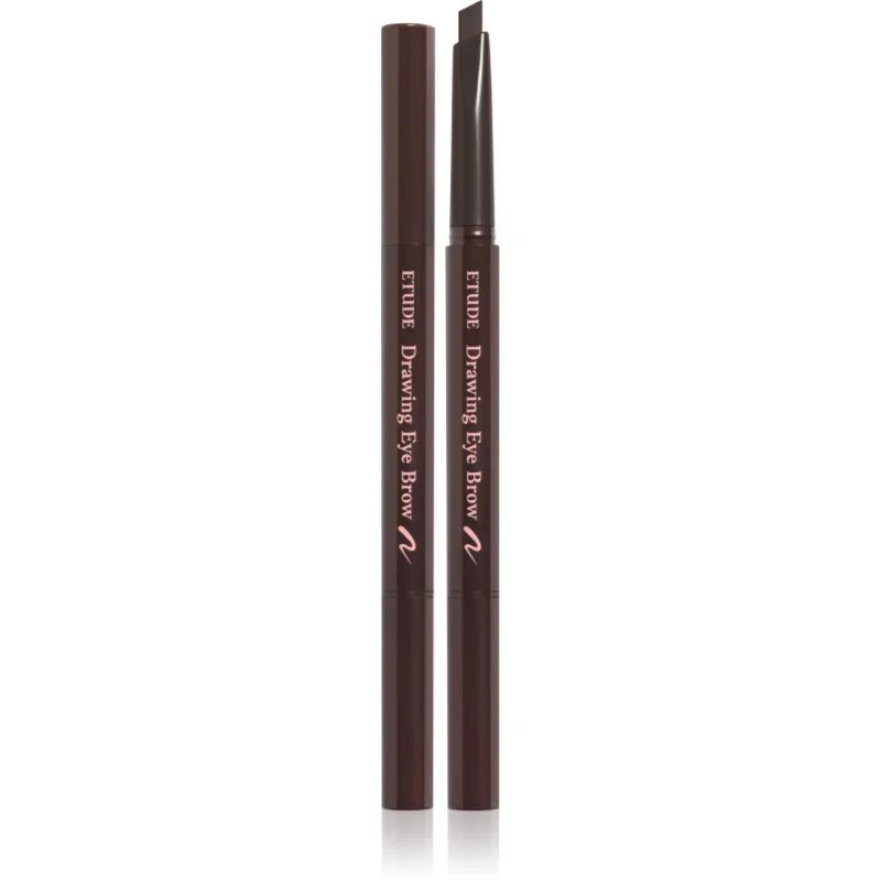 ETUDE Drawing Eye Brow svinčnik za obrvi s krtačko odtenek #1 Dark Brown 025 g
